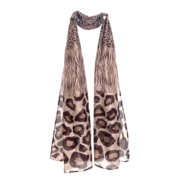 Multi Safari Print Scarf